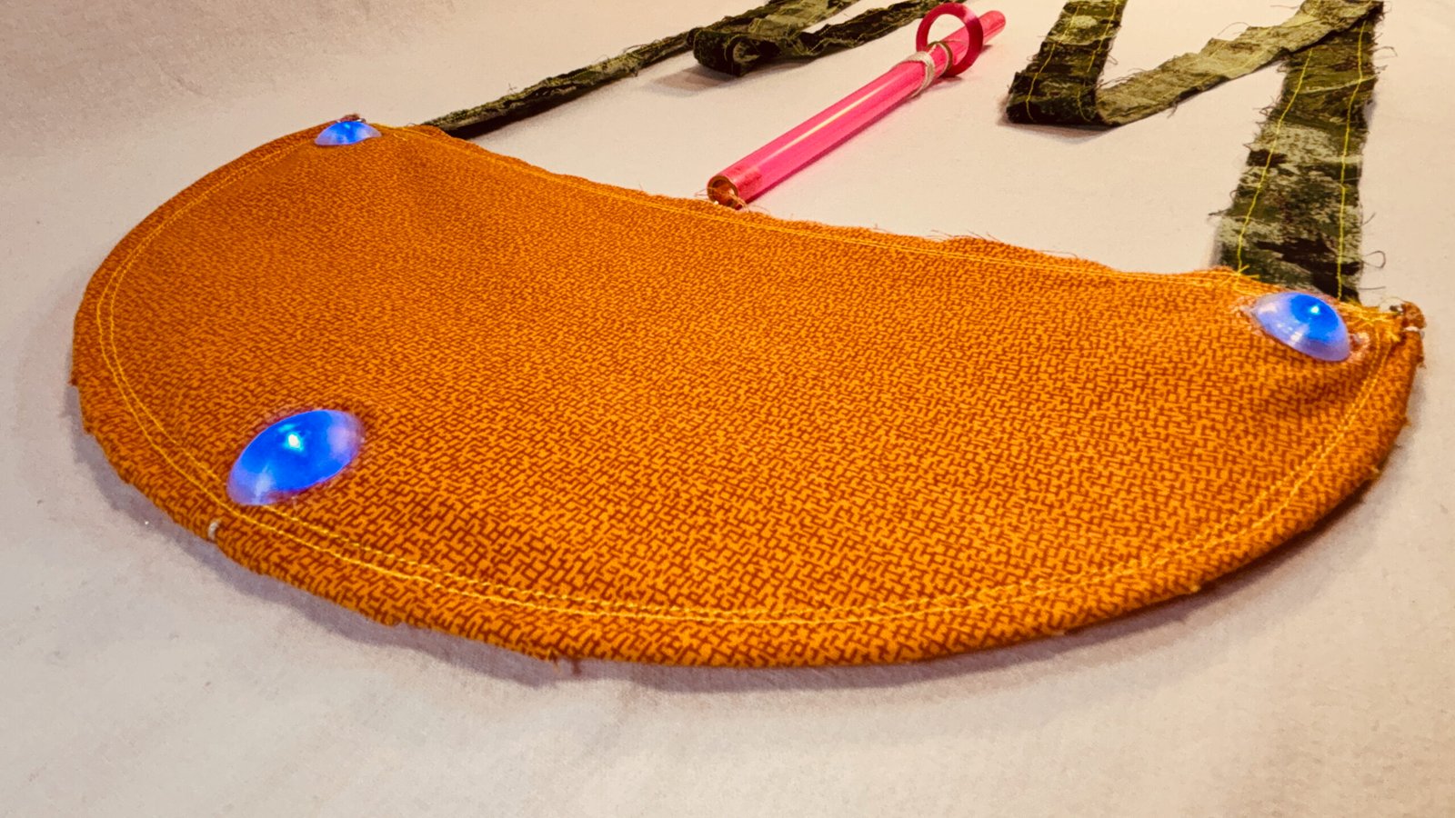 Super Flow Flyer is a performance kite you can fly anywhere, without any wind, with LED lights for a groovy light show at night!