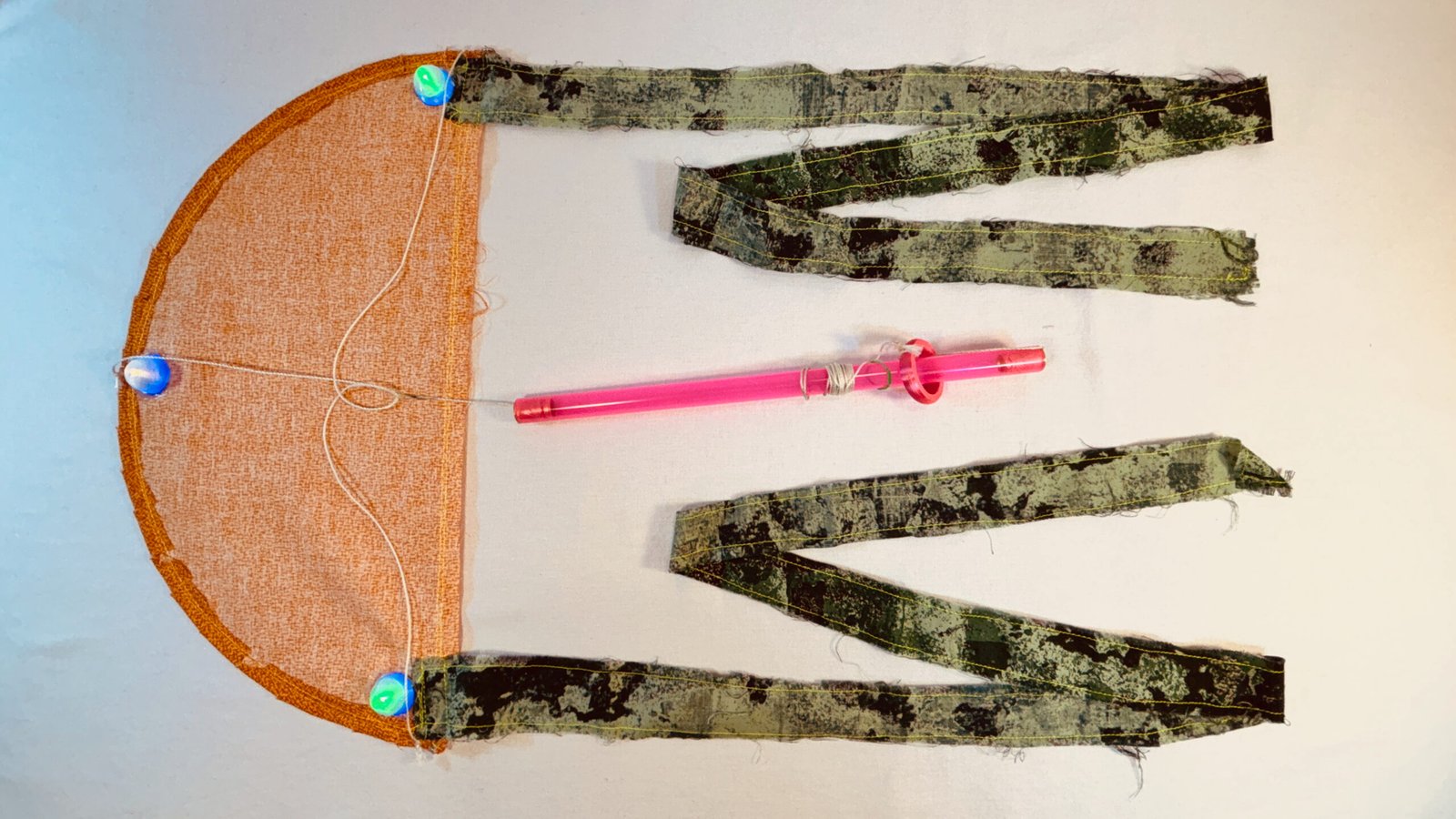 Super Flow Flyer is a performance kite you can fly anywhere, without any wind, with LED lights for a groovy light show at night!