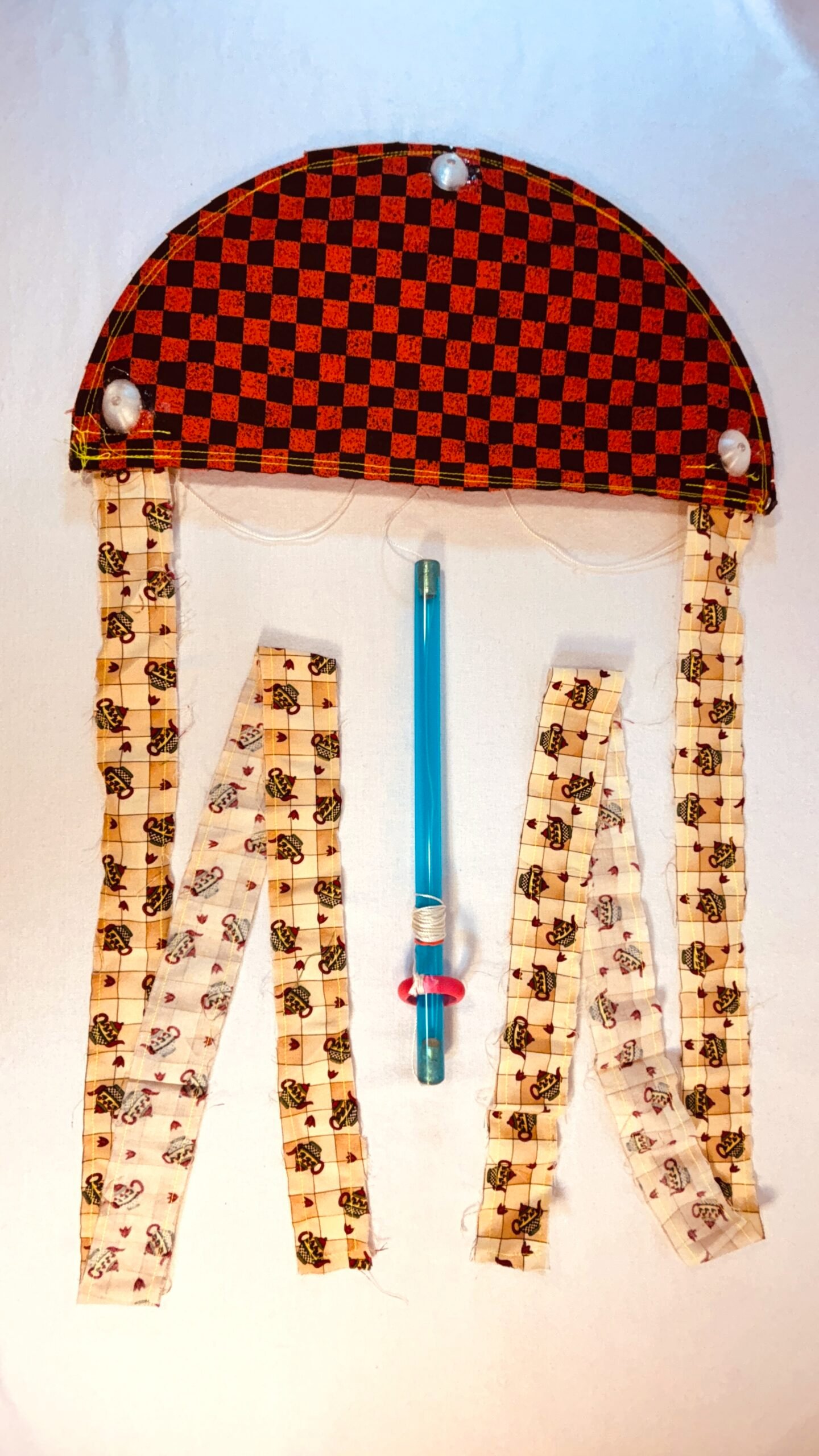 Super Flow Flyer is a performance kite you can fly anywhere, without any wind, with LED lights for a groovy light show at night!