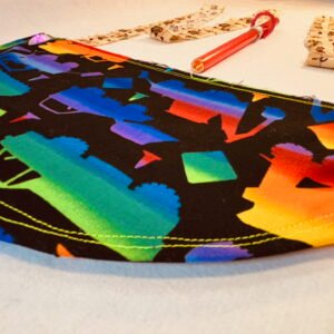 Super Flow Flyer is a performance kite you can fly anywhere, without any wind, with LED lights for a groovy light show at night!