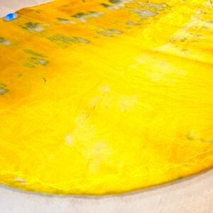 Sail detail-Super Flow Flyer is a performance kite you can fly anywhere, without any wind, with LED lights for a groovy light show at night!