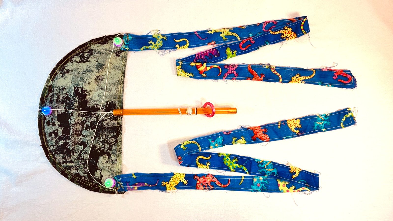 Super Flow Flyer is a performance kite you can fly anywhere, without any wind, with LED lights for a groovy light show at night!