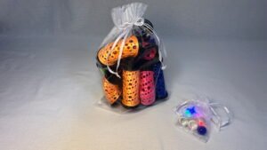 Build Super Flow Tubes into a groovy LED marble run sculpture you can display, play and dance with! Patent Pending # 19/203,500.